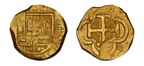 1630-47 Spain Gold 4 Escudos King Philip IV NGC MS 63