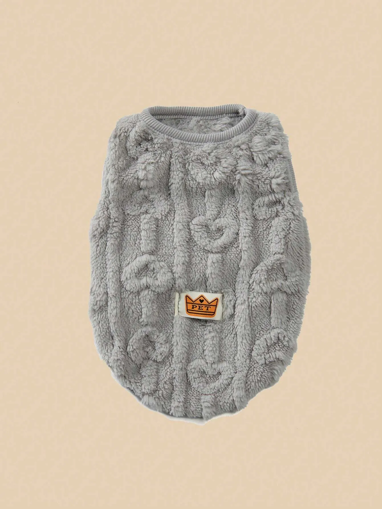 1pc Heart Patterned Fleece Pet Hoodie, Warm Pet Coat For Cats & Dogs, Suitable For Small And Medium Pets, Winter