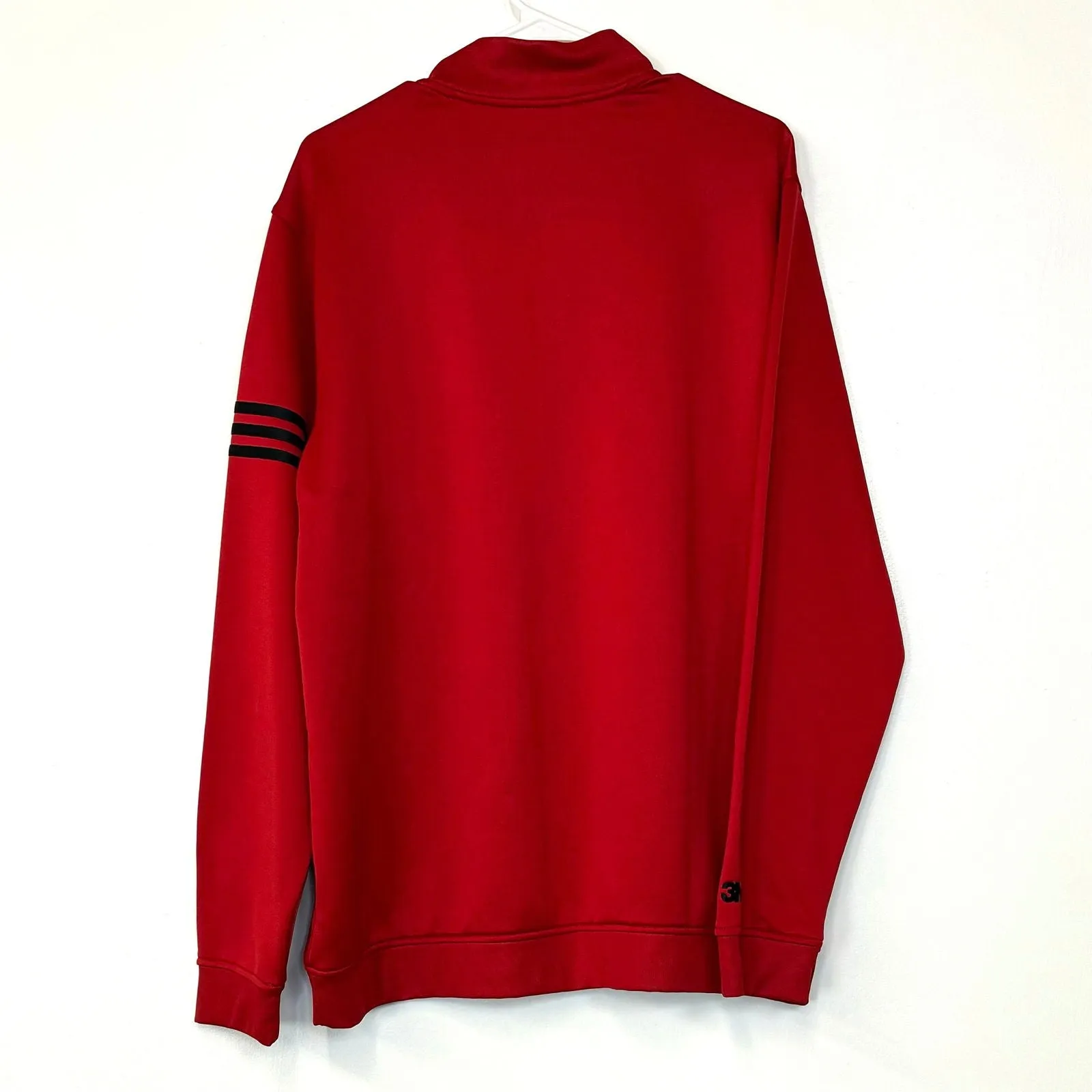 adidas CLIMALITE | Mens 1/4 Zip Golf Pullover | Color: Red | Size: XL