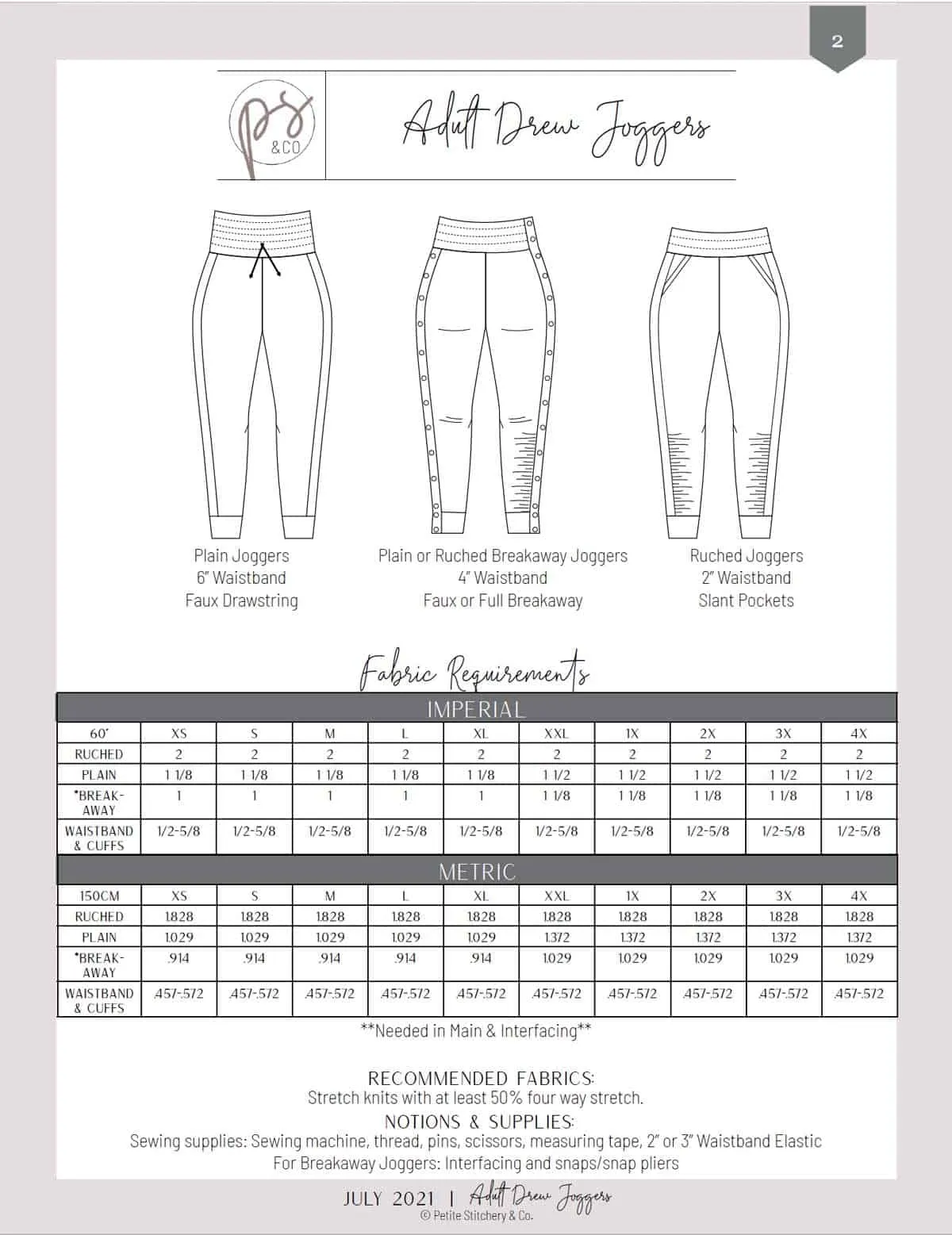 Adult Drew Joggers