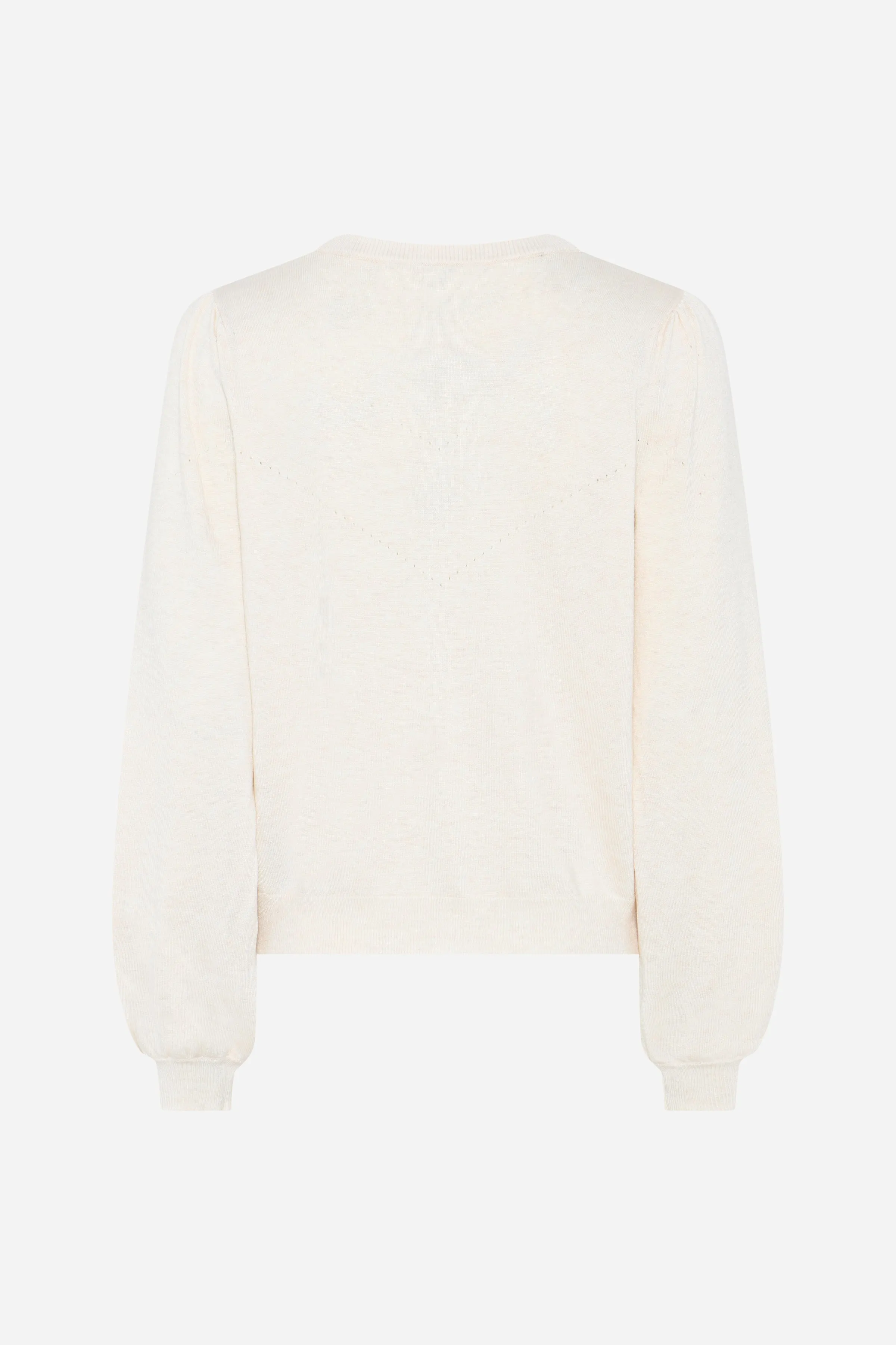 AnemoneBBCarlinas cardigan - White Cream melange
