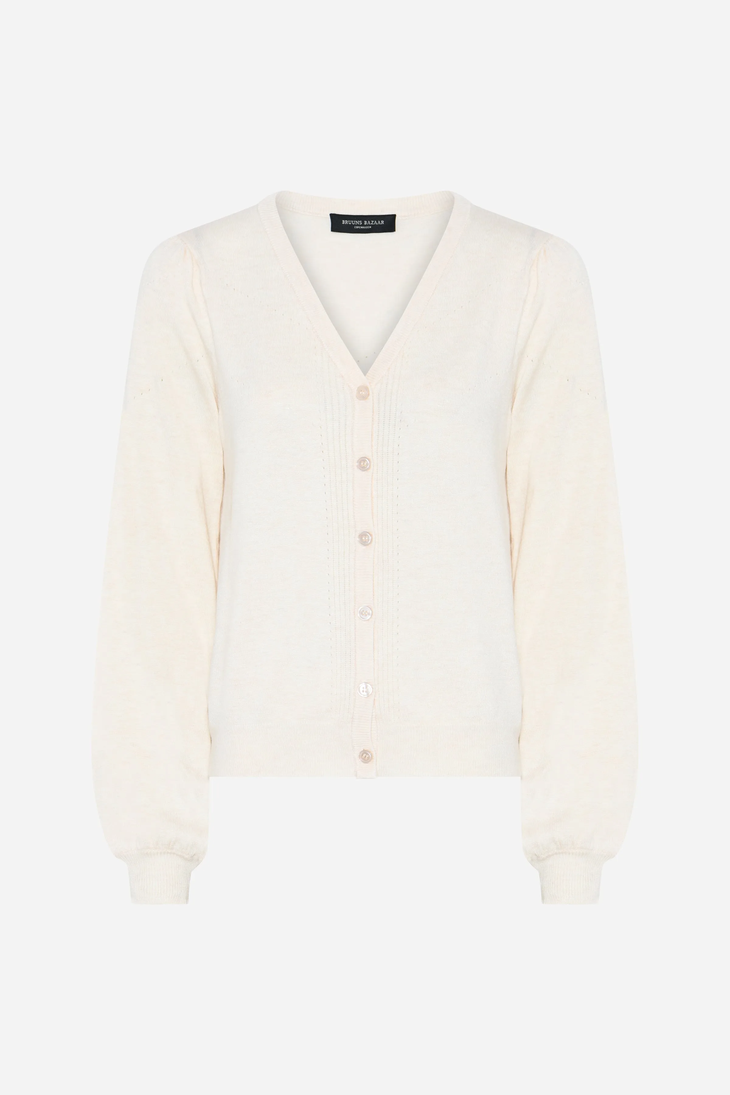 AnemoneBBCarlinas cardigan - White Cream melange
