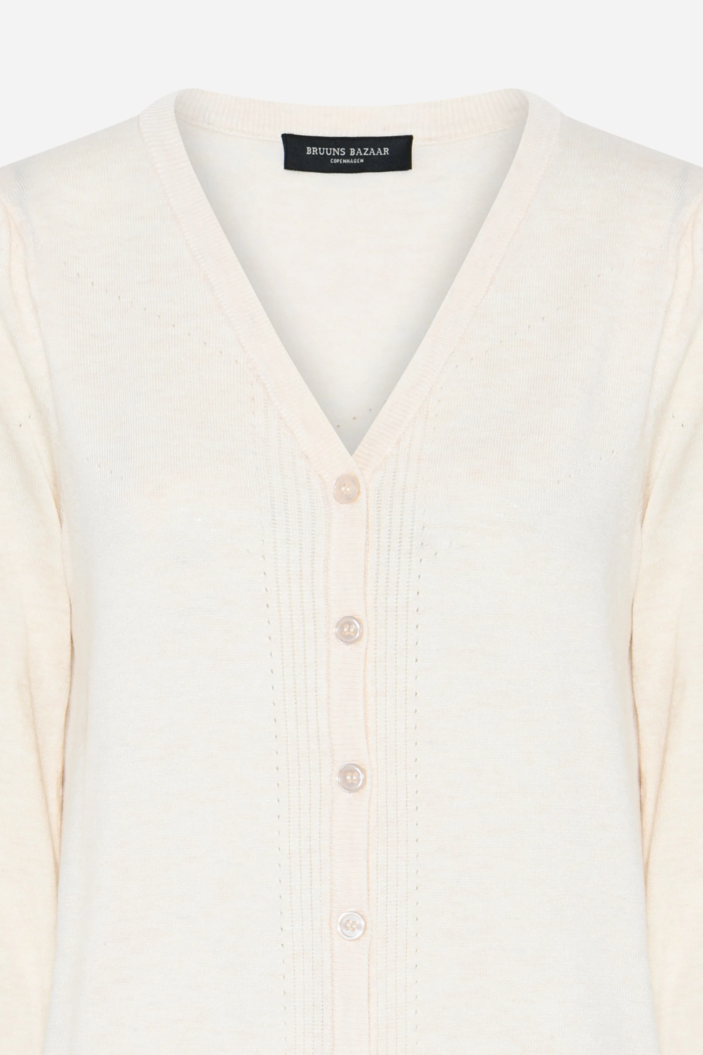 AnemoneBBCarlinas cardigan - White Cream melange