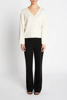 AnemoneBBCarlinas cardigan - White Cream melange