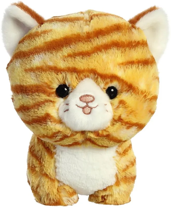 AURORA 17CM TEDDY PETS CAT ORANGE TABBY
