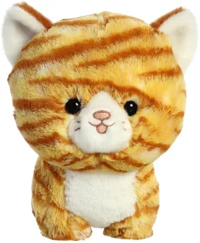 AURORA 17CM TEDDY PETS CAT ORANGE TABBY