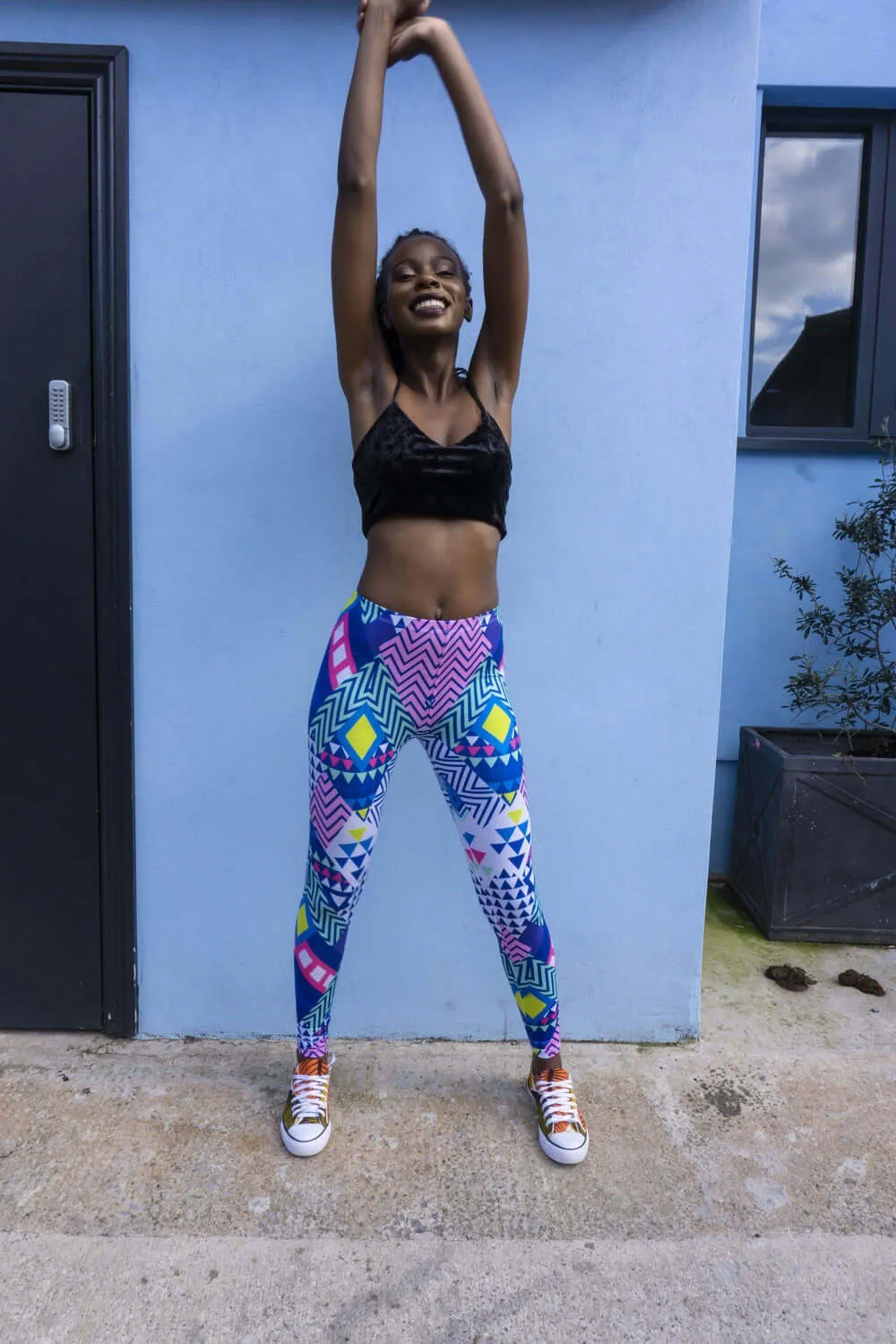Aztec Pattern Festival Leggings