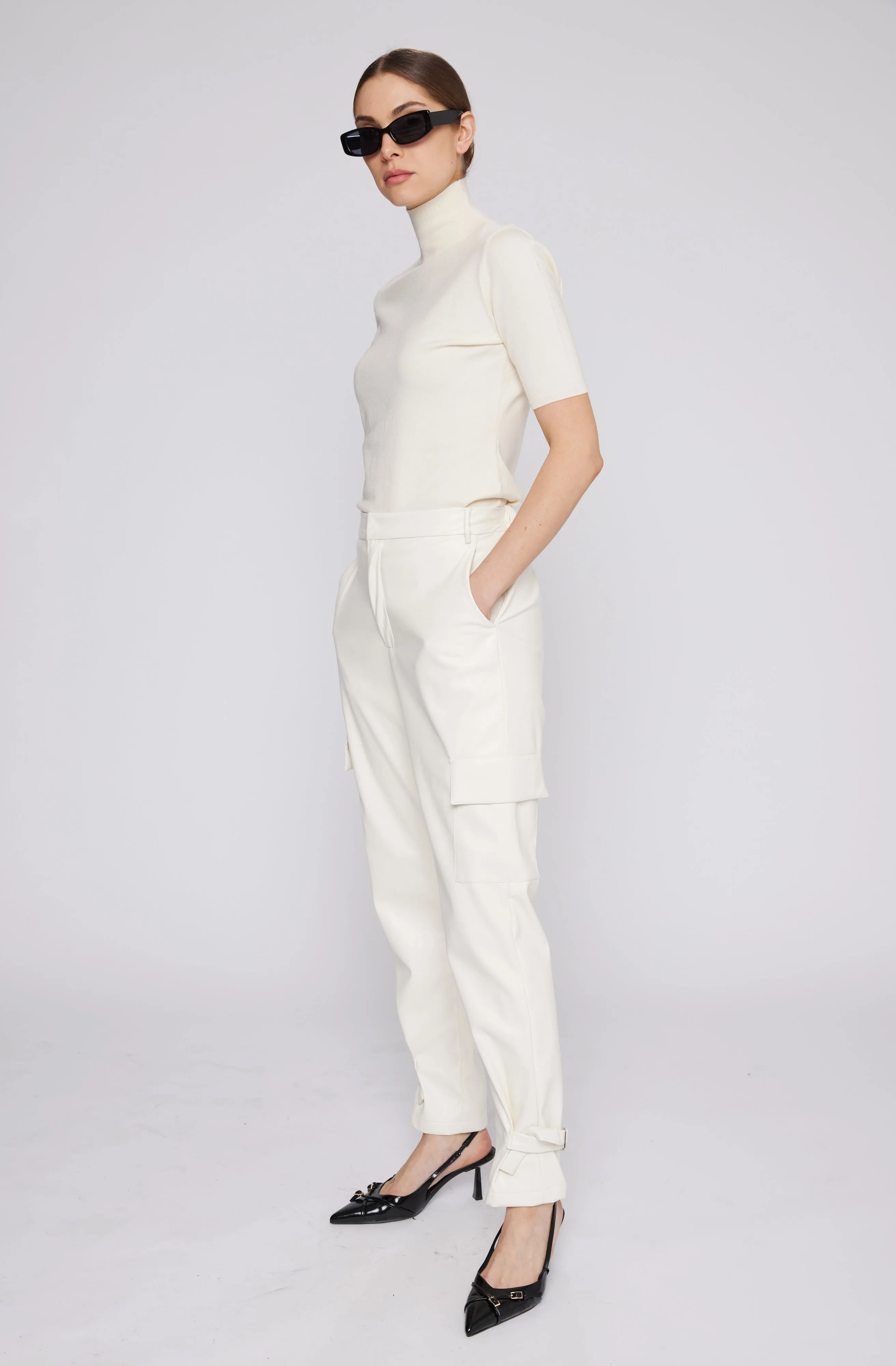 Bella Cargo Jogger Ivory