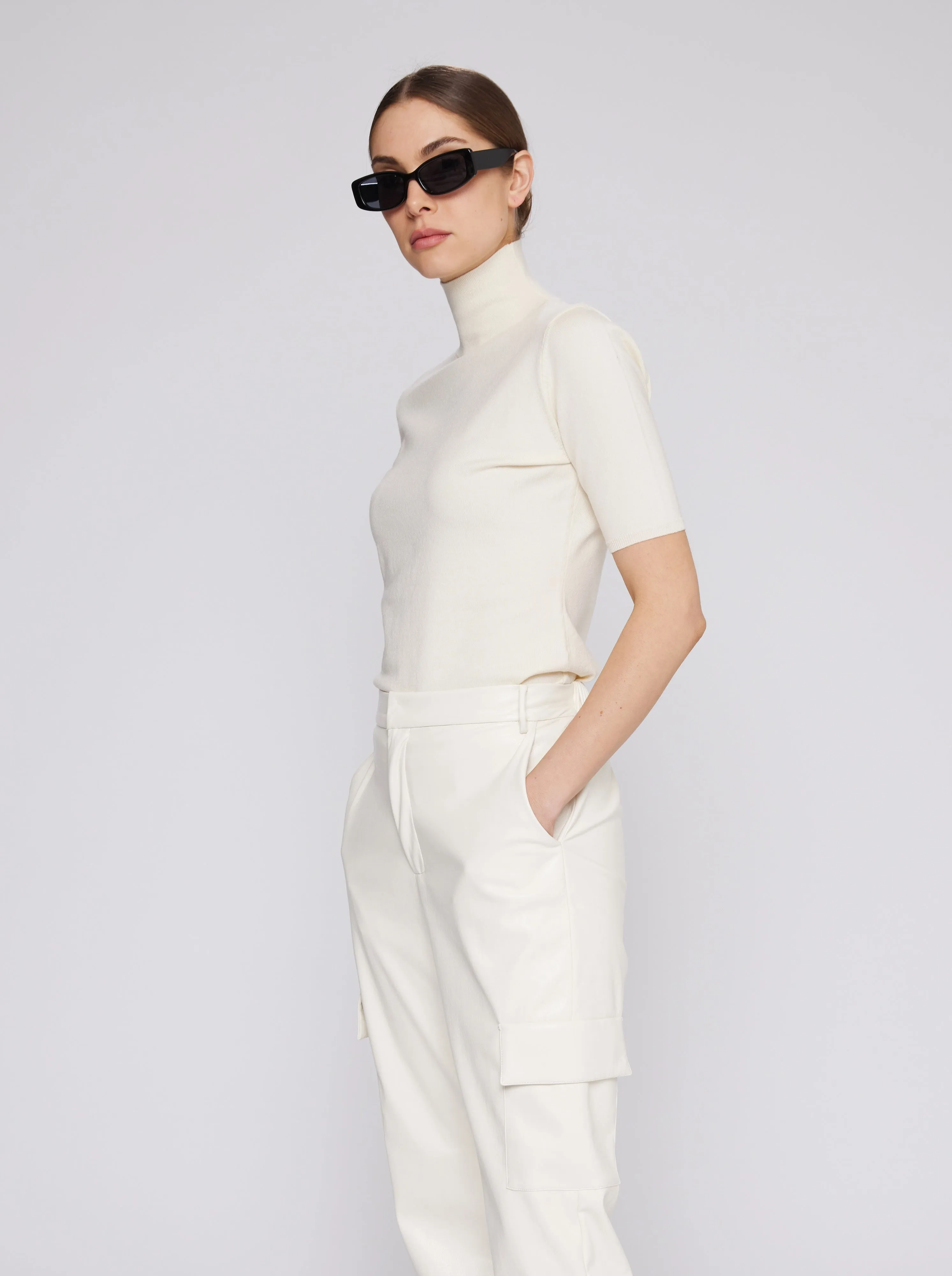 Bella Cargo Jogger Ivory