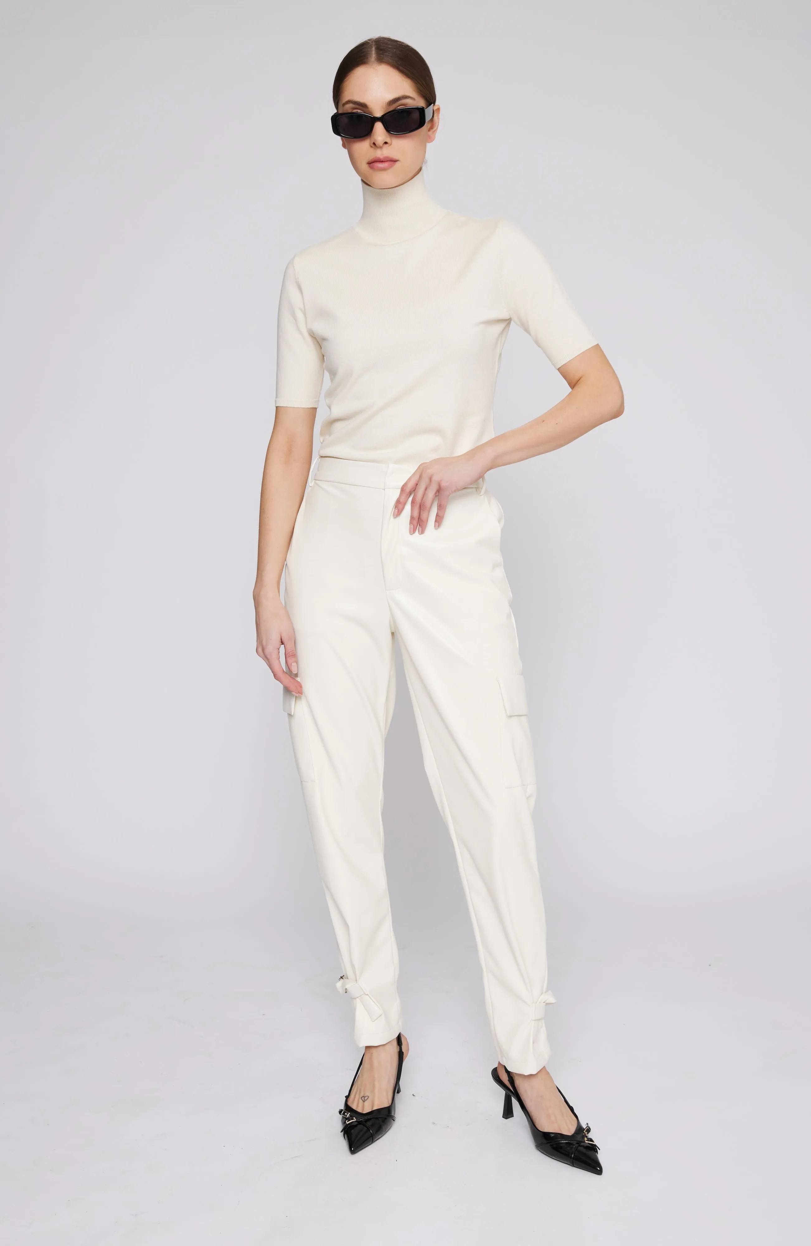 Bella Cargo Jogger Ivory