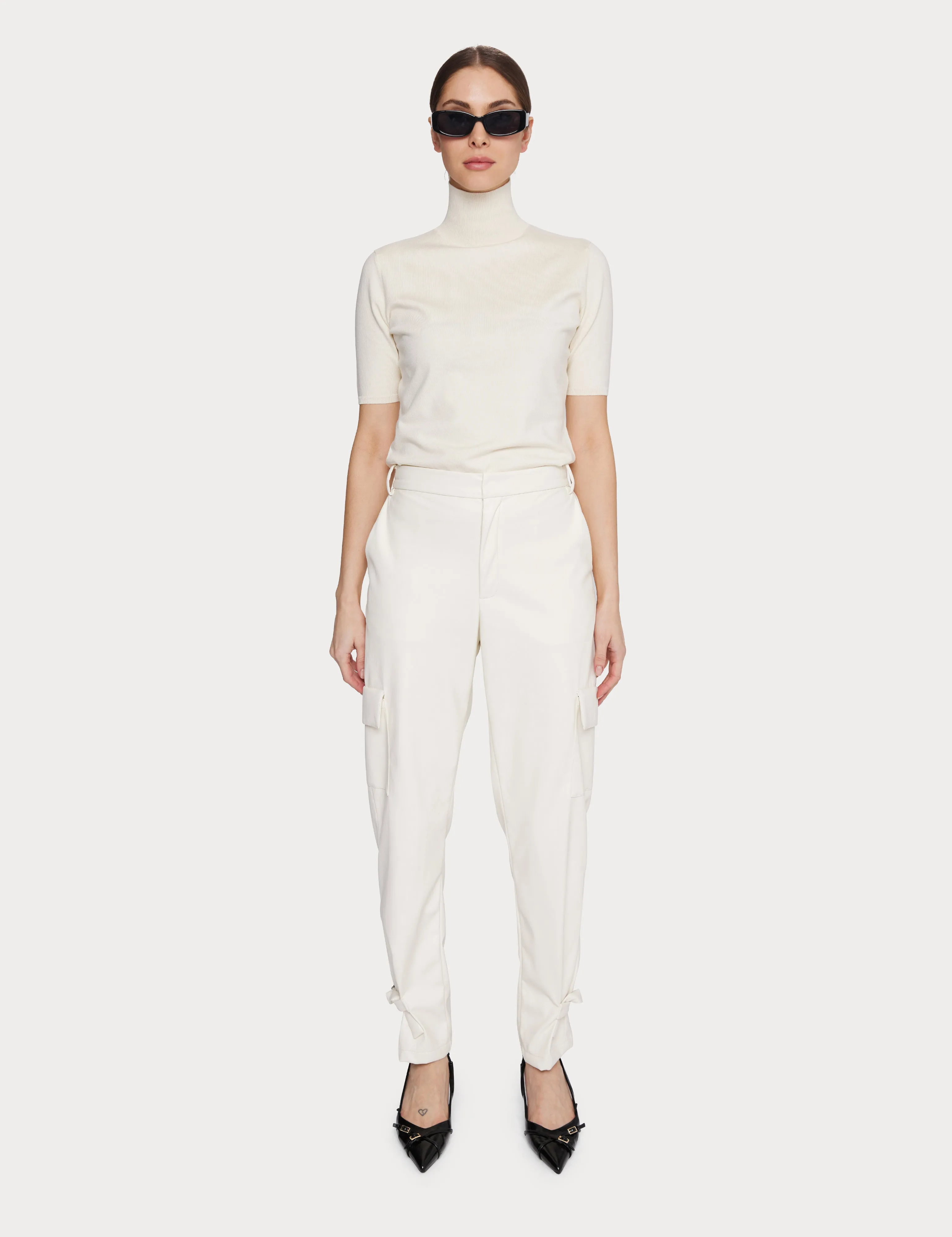 Bella Cargo Jogger Ivory