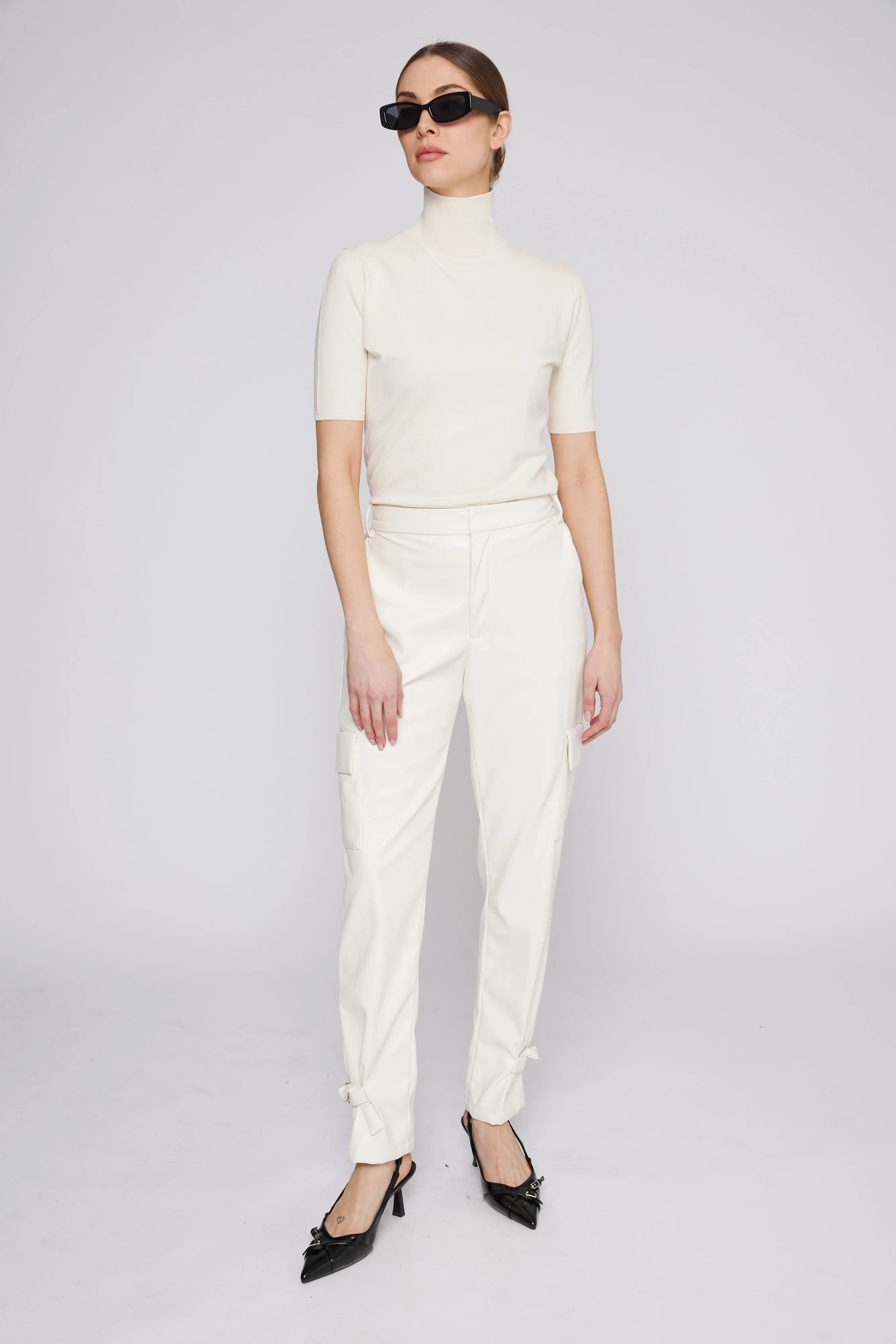 Bella Cargo Jogger Ivory