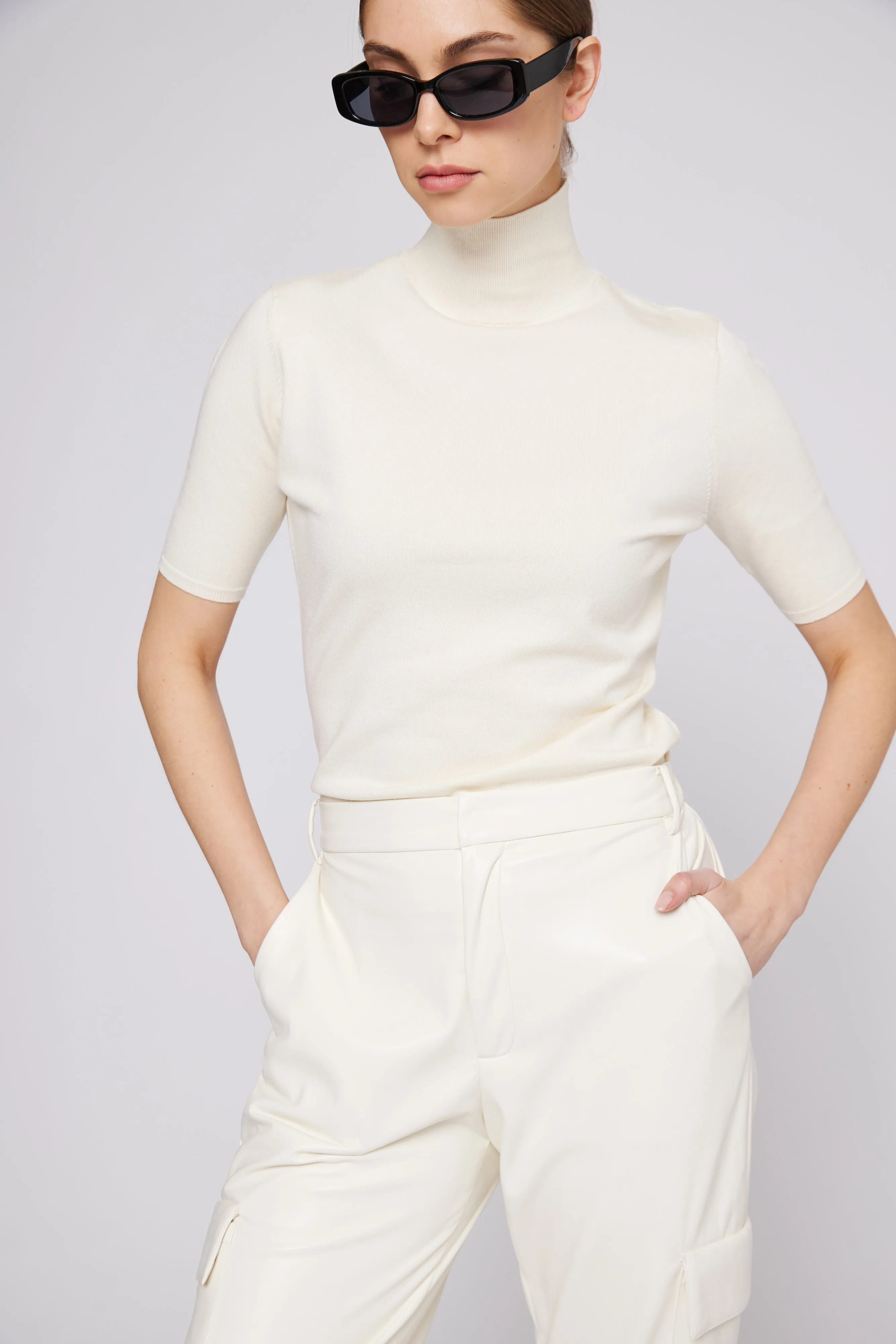 Bella Cargo Jogger Ivory