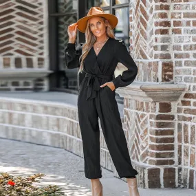 Belted Jogger Jumpsuit