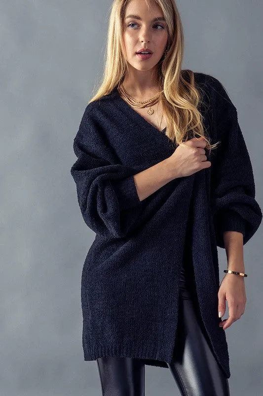 Bishop Sleeve Soft knit Cardigan