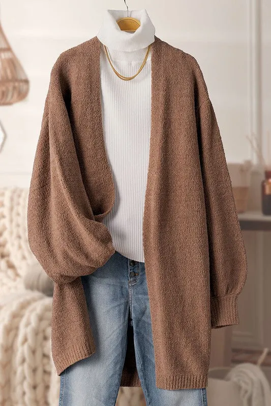 Bishop Sleeve Soft knit Cardigan