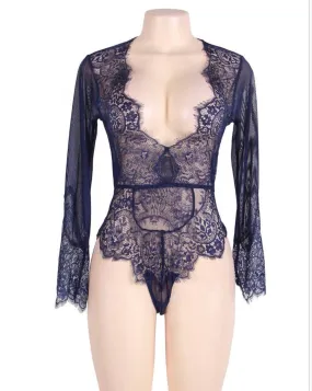 Blue Lace Teddy