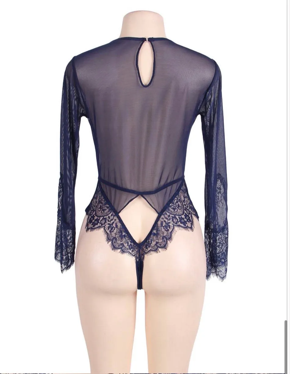 Blue Lace Teddy