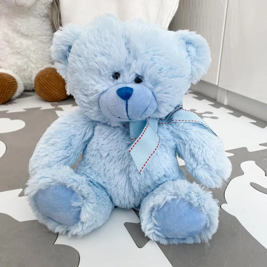 Blue Mini Plush Soft Teddy Bear Toy