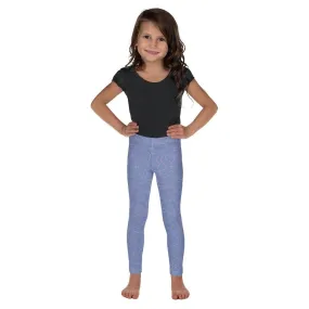 Blue Patterned Kid's Leggings