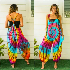 Bohemian Rhapsody Racerback Dungarees Jumpsuit Romper