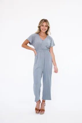 Brooke Jumpsuit in Grey