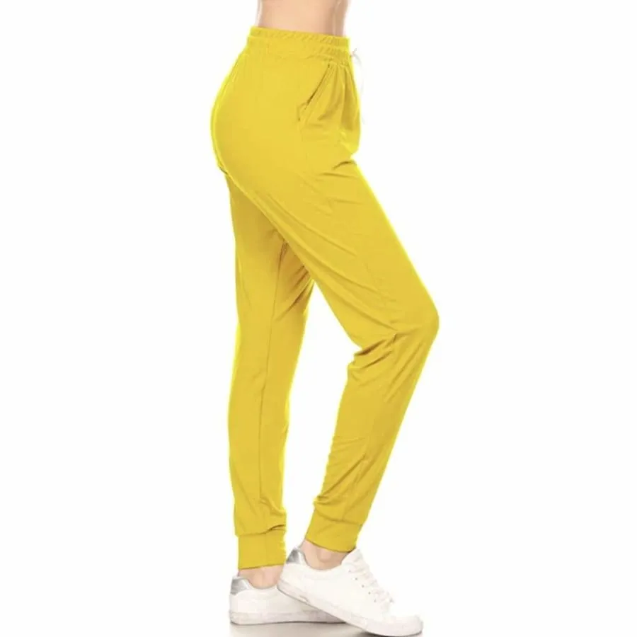 Buttery Soft Solid Colour Joggers / Tracksuit Bottoms