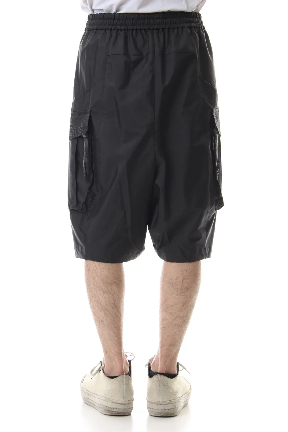 Cargo short pants High density silk - Charcoal