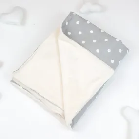 Cat & Kitten Blanket in Grey Spot by Lords & Labradors