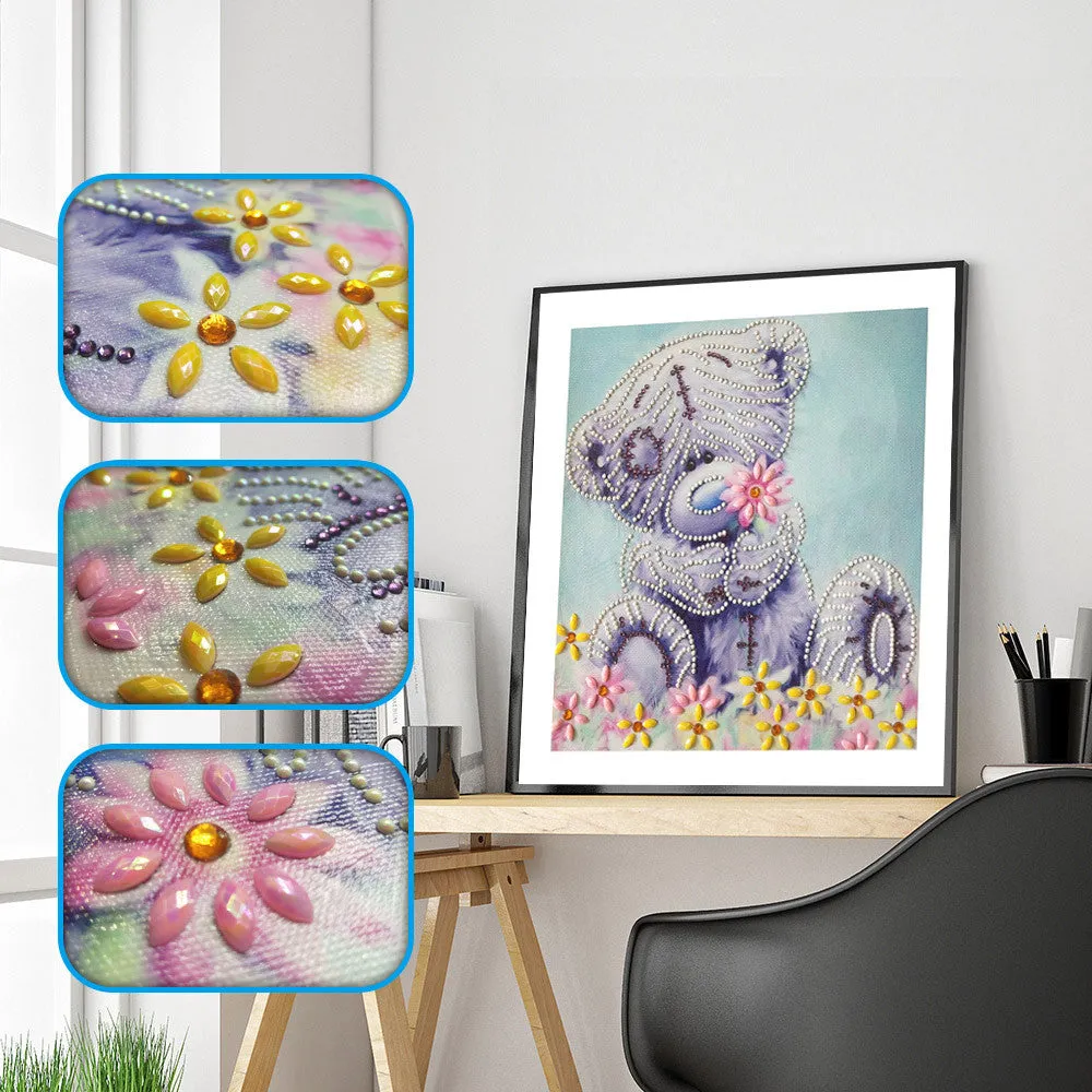 Cat Butterfly Bear pattern Special Shaped Diamond Painting DIY 5D Partial Drill Cross Stitch Rhinestone Embroidery Arts Craft