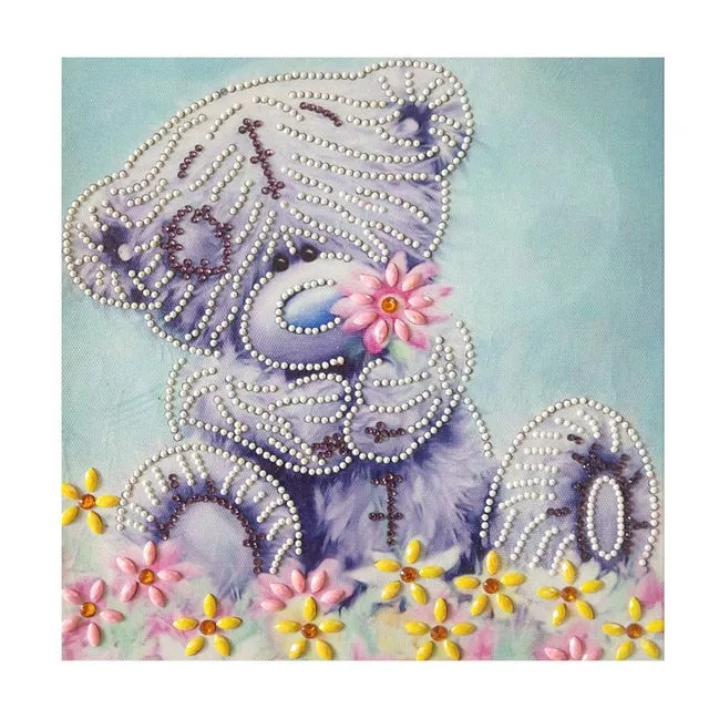 Cat Butterfly Bear pattern Special Shaped Diamond Painting DIY 5D Partial Drill Cross Stitch Rhinestone Embroidery Arts Craft