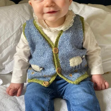 Child's knitted waistcoat - 1