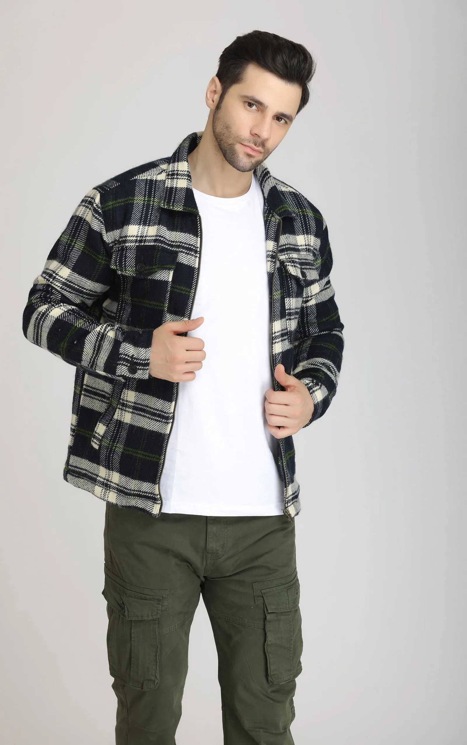 CLASSIC BLUE&WHITE SHACKET