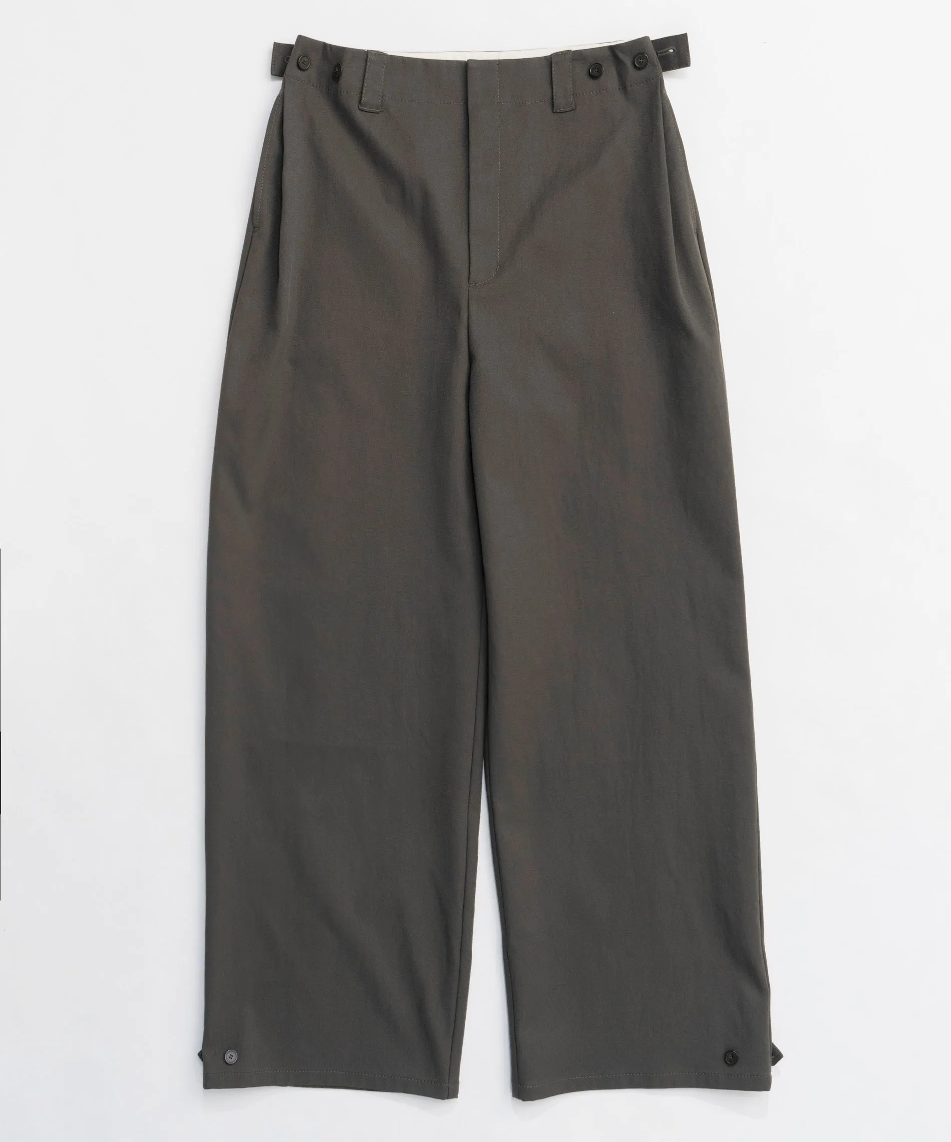 Cocoon Silhouette Chino Wide Pants