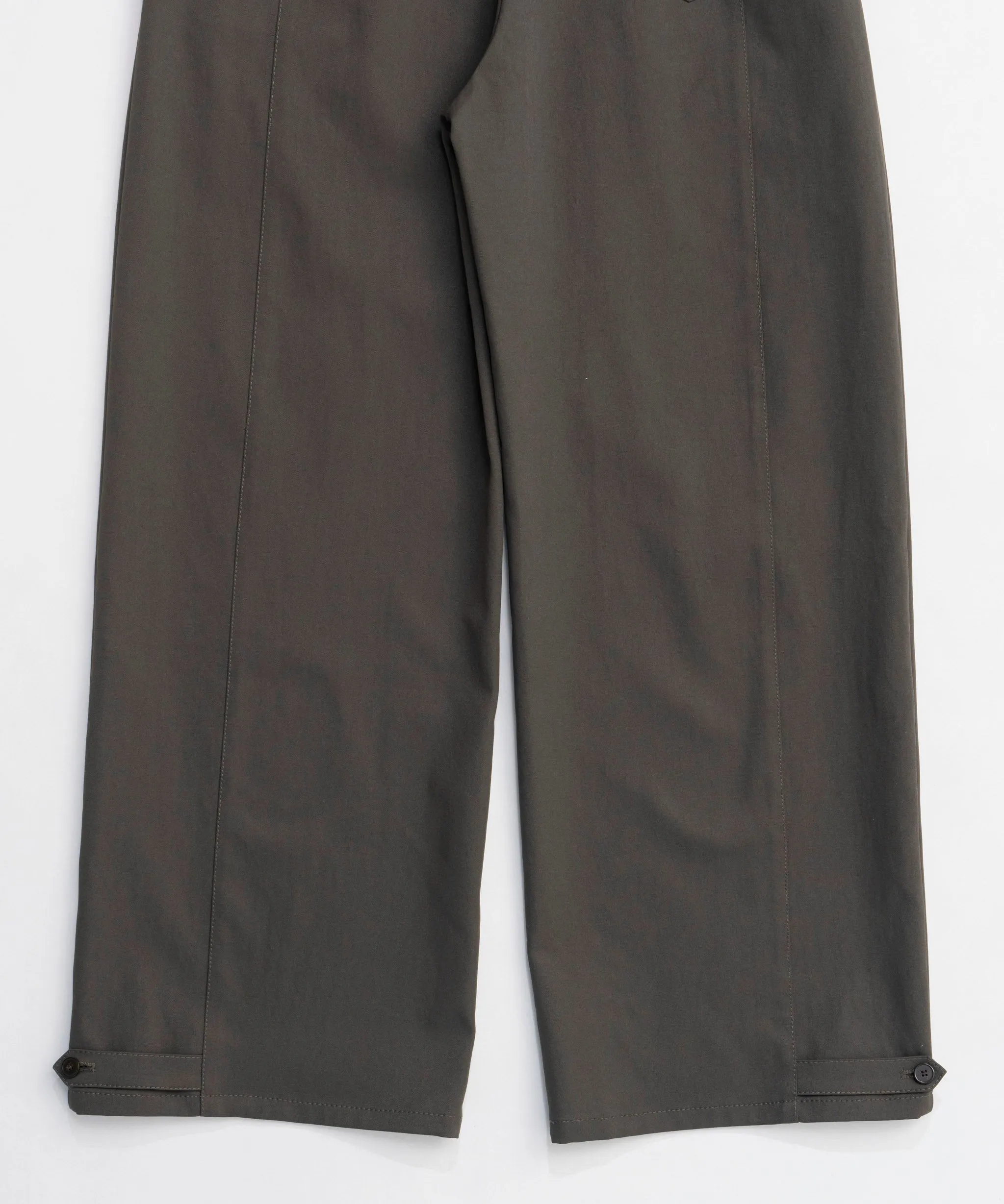 Cocoon Silhouette Chino Wide Pants