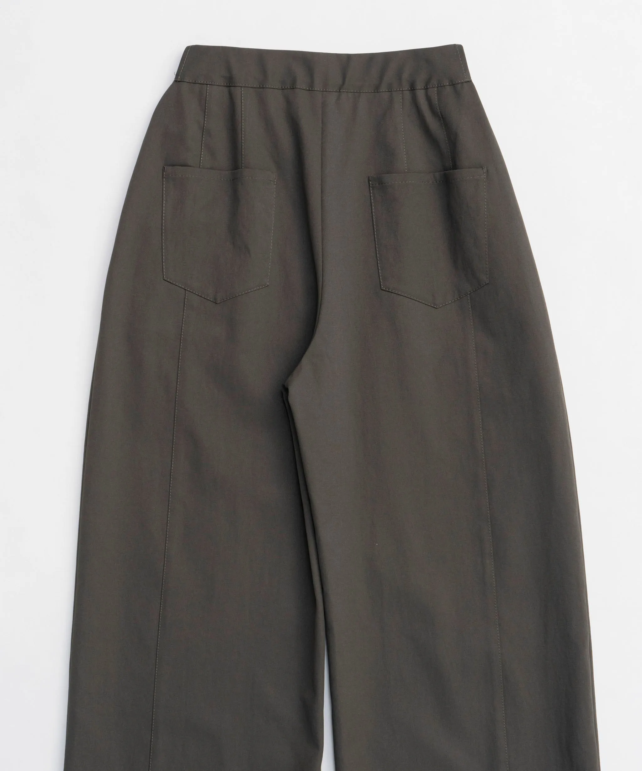 Cocoon Silhouette Chino Wide Pants
