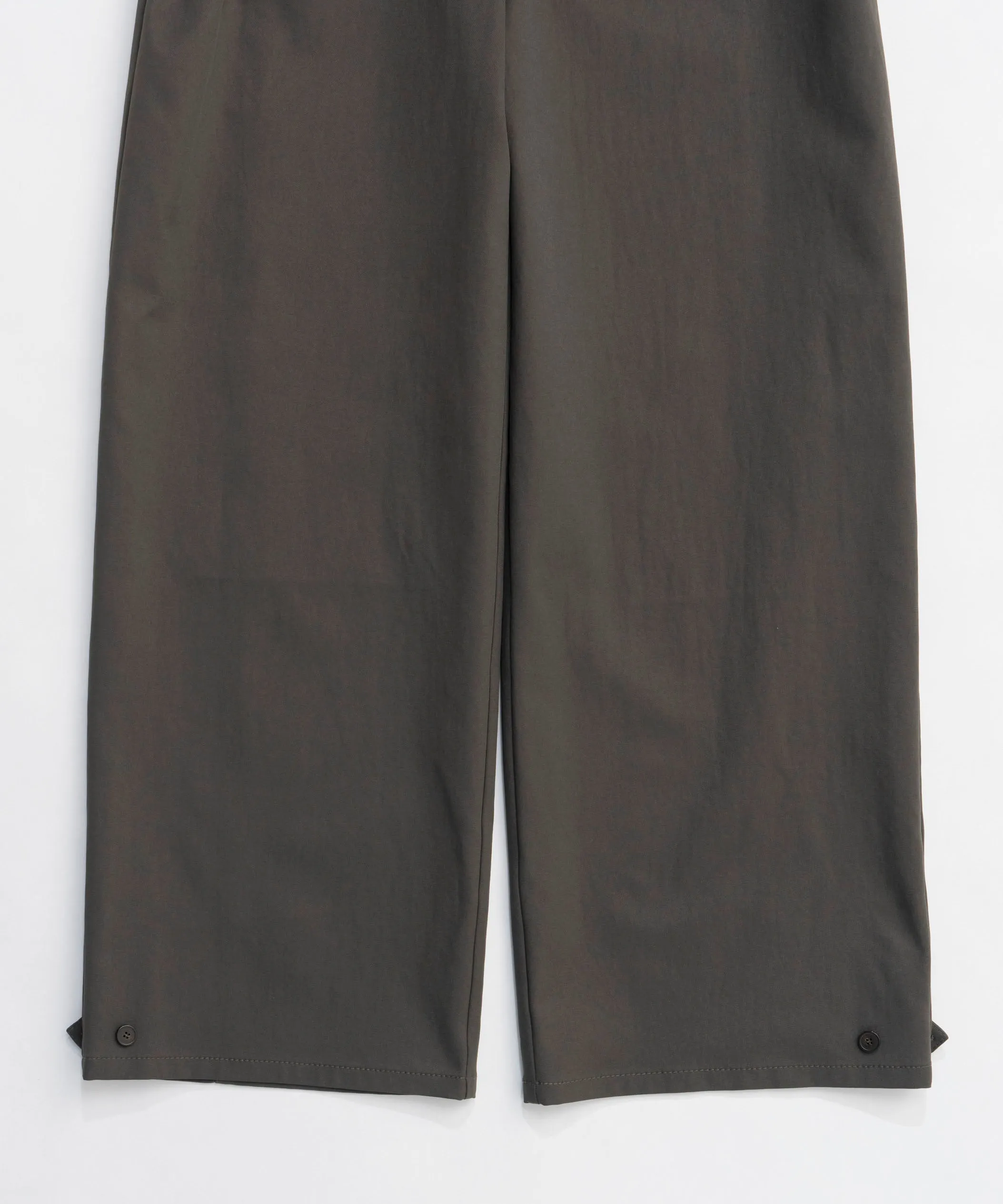 Cocoon Silhouette Chino Wide Pants