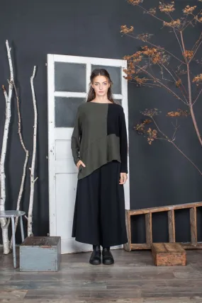 Collina Jumper Oliva and Musc