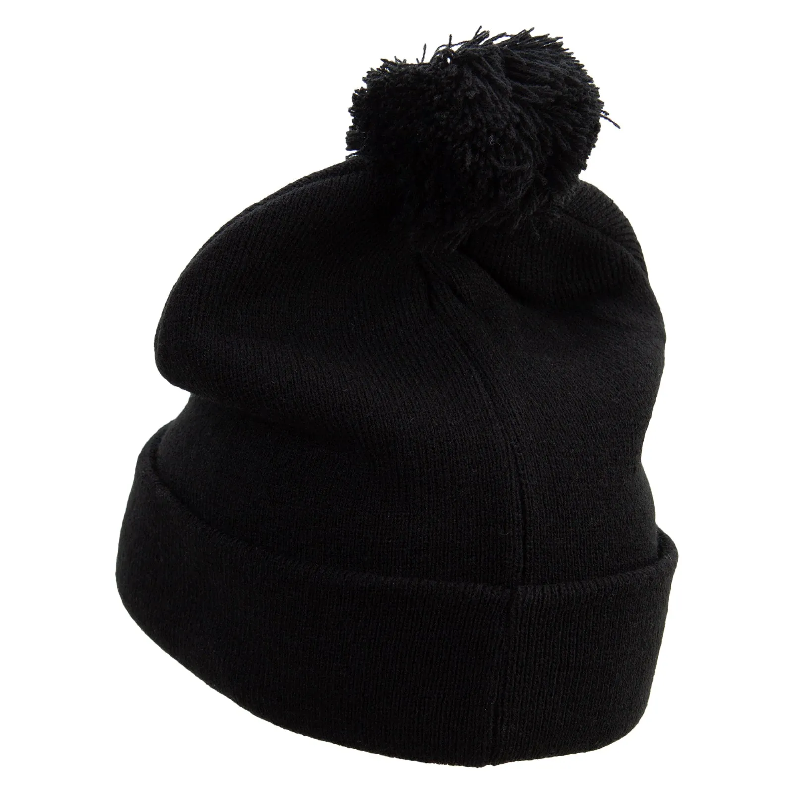 Colorado Logo Embroidered Pom Acrylic Cuff Long Beanie