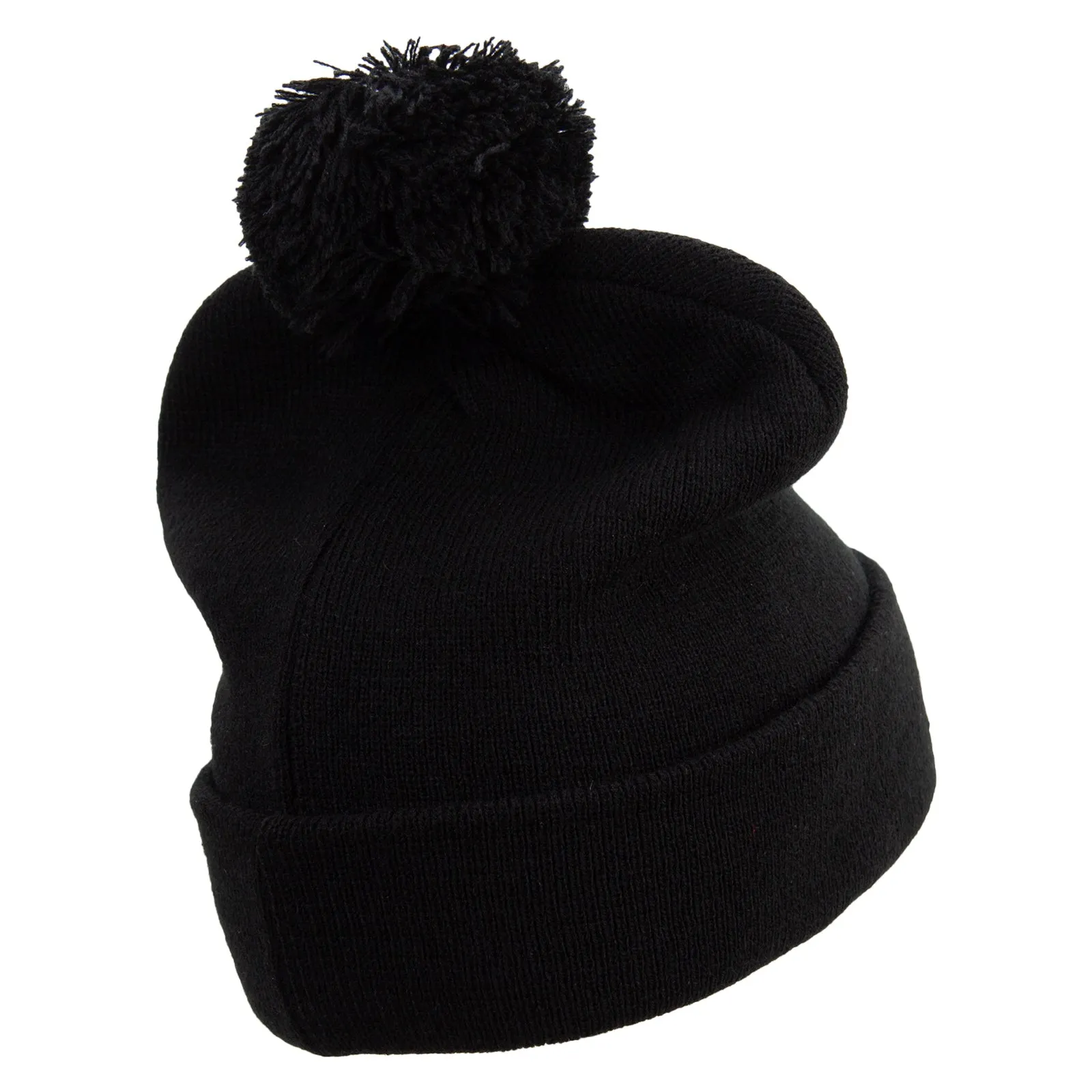 Colorado Logo Embroidered Pom Acrylic Cuff Long Beanie