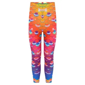 Coral Carnival Mermaid Leggings