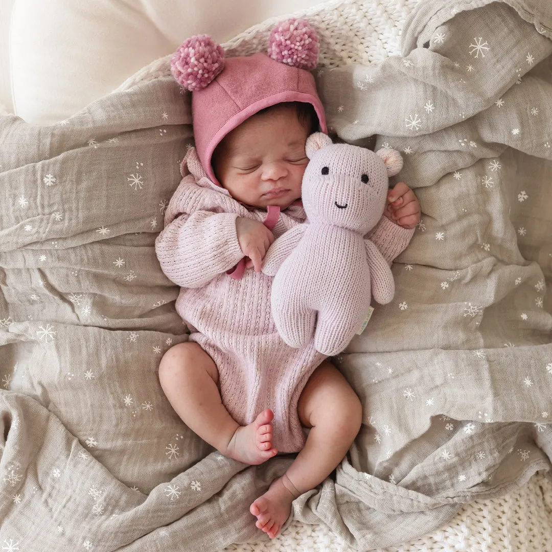 CUDDLE KIND BABY ANIMAL | HIPPO (LAVENDER)
