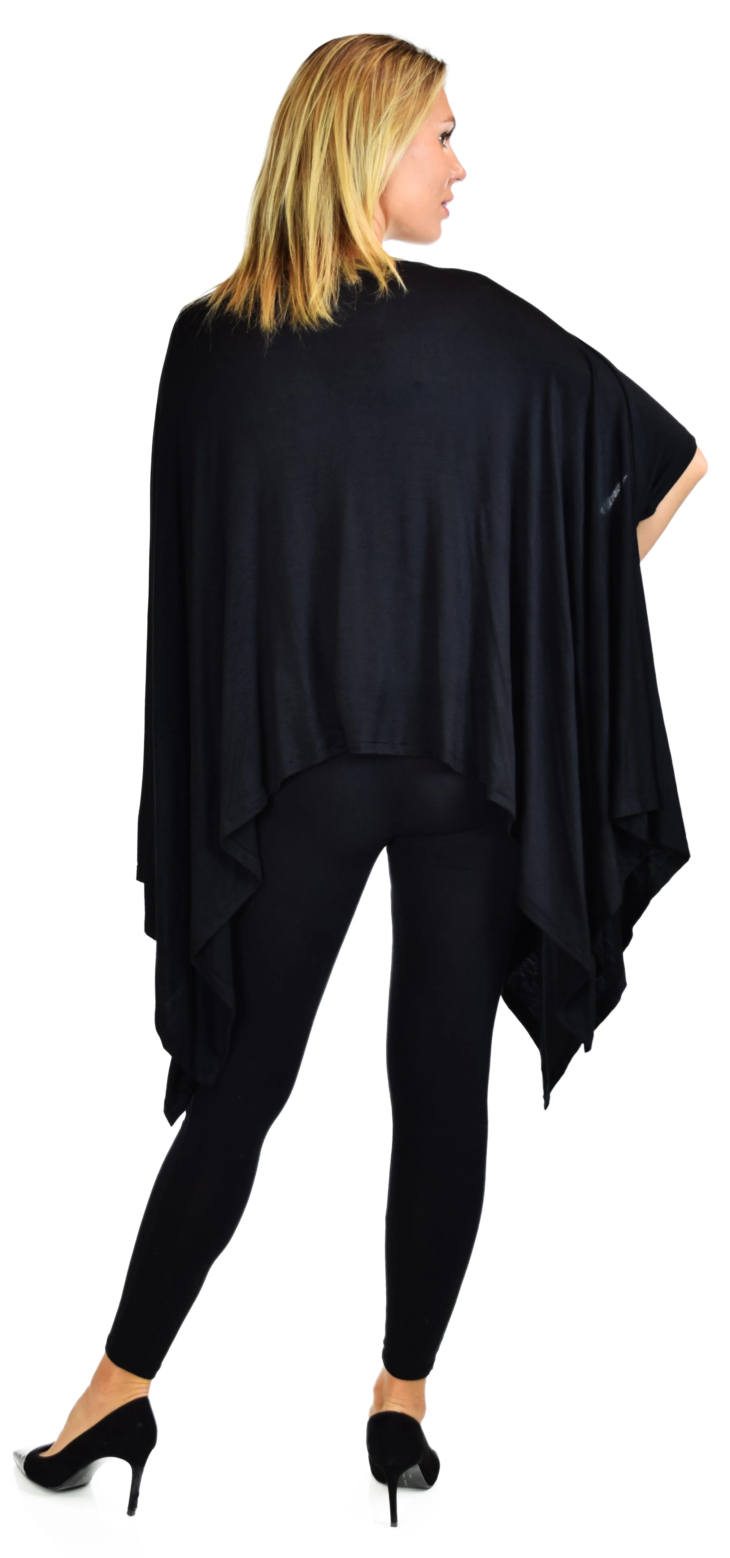 Dare2bstylish Over size Poncho tunic,  lagenlook Poncho, Versatile poncho top for Fun and Casual wear. One Size.