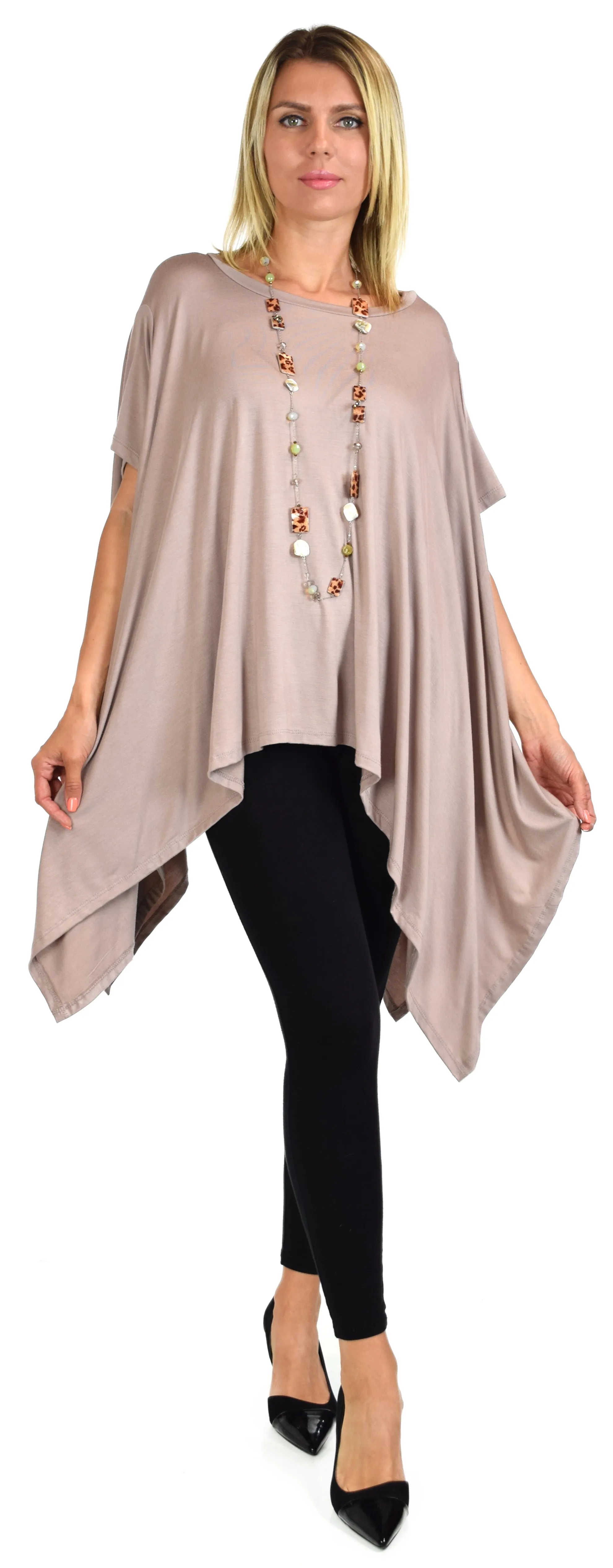 Dare2bstylish Over size Poncho tunic,  lagenlook Poncho, Versatile poncho top for Fun and Casual wear. One Size.