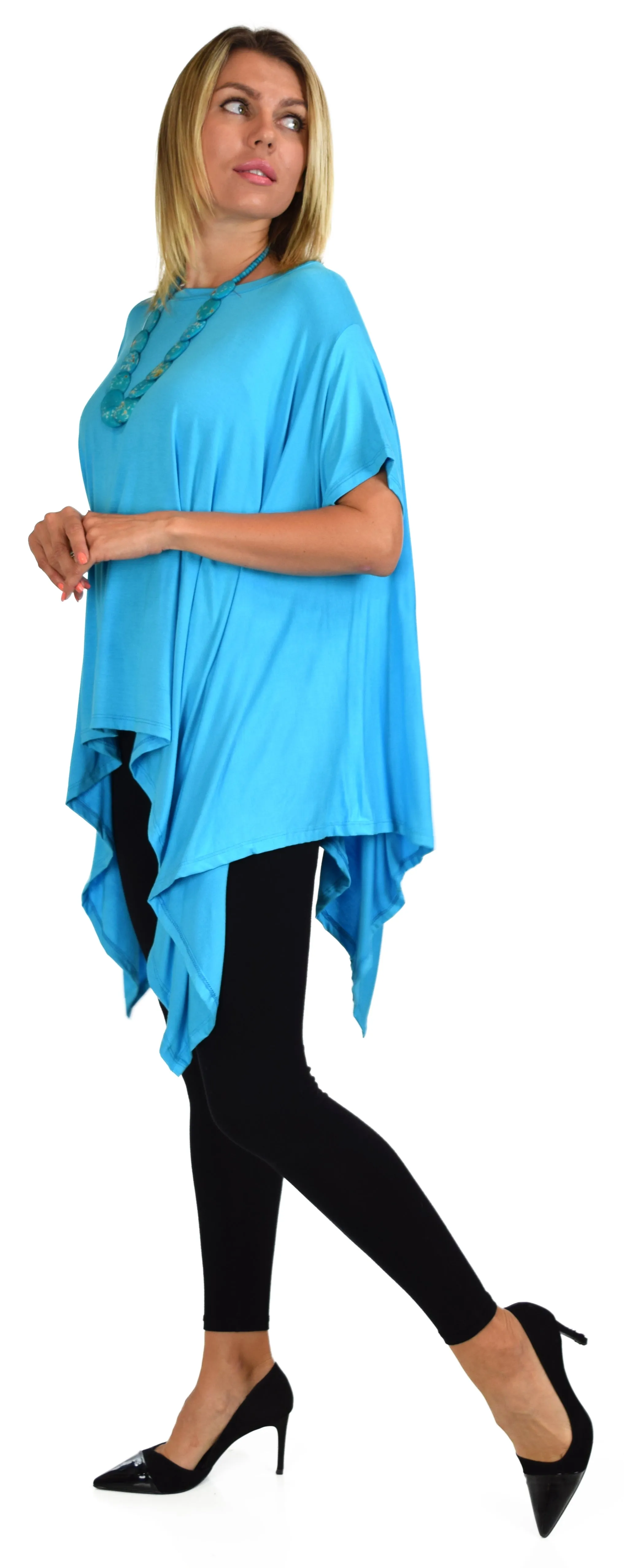 Dare2bstylish Over size Poncho tunic,  lagenlook Poncho, Versatile poncho top for Fun and Casual wear. One Size.