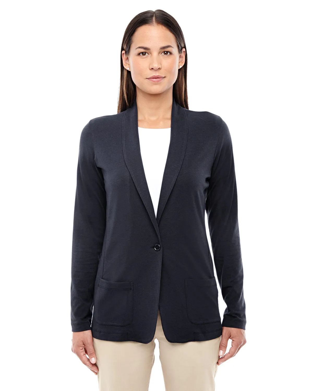 Devon & Jones Ladies' Perfect Fit™ Shawl Collar Cardigan DP462W