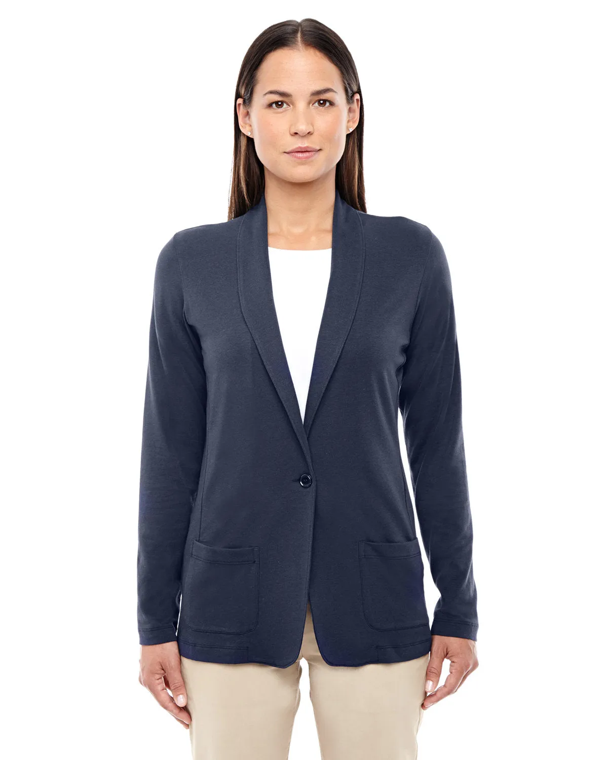 Devon & Jones Ladies' Perfect Fit™ Shawl Collar Cardigan DP462W