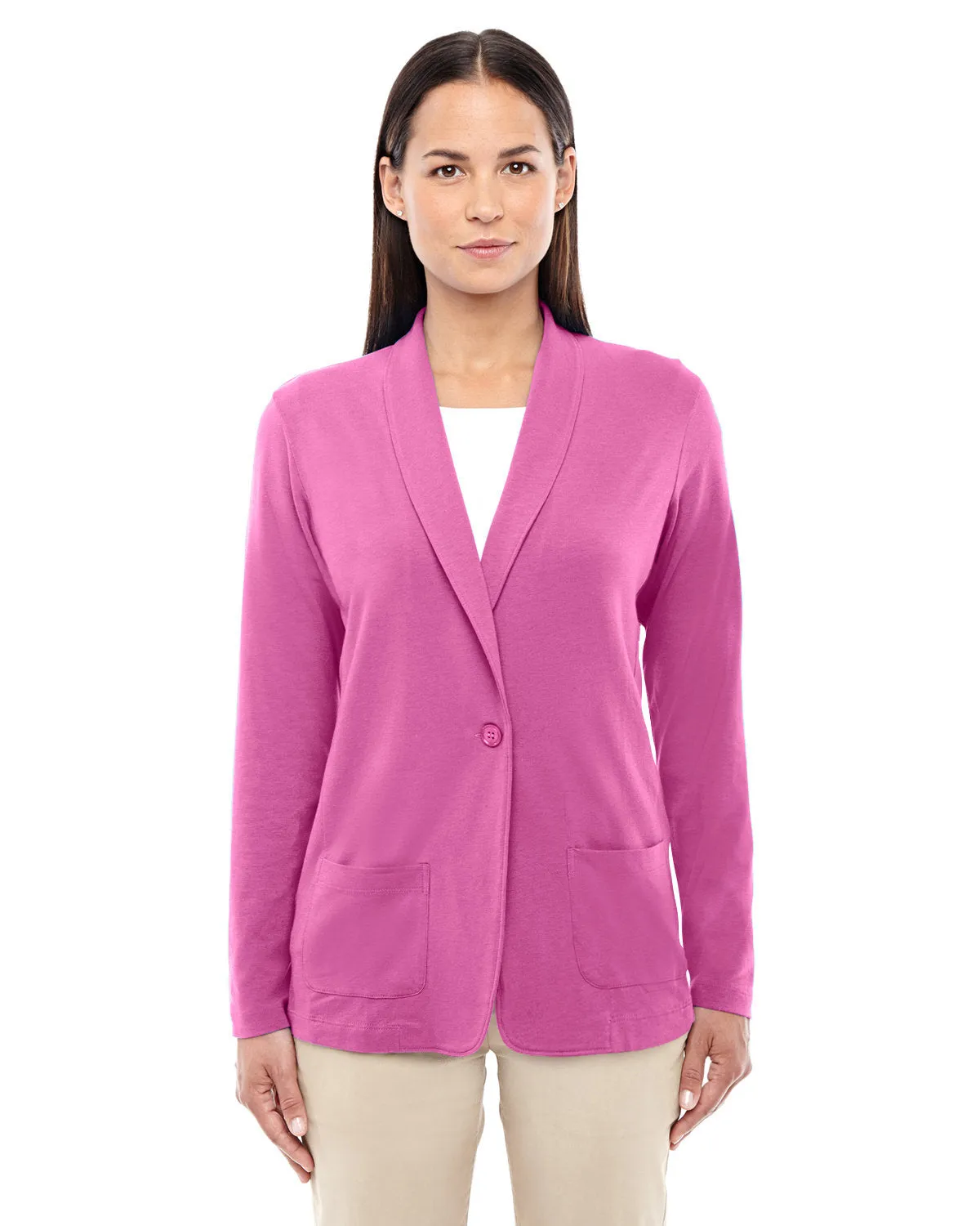 Devon & Jones Ladies' Perfect Fit™ Shawl Collar Cardigan DP462W