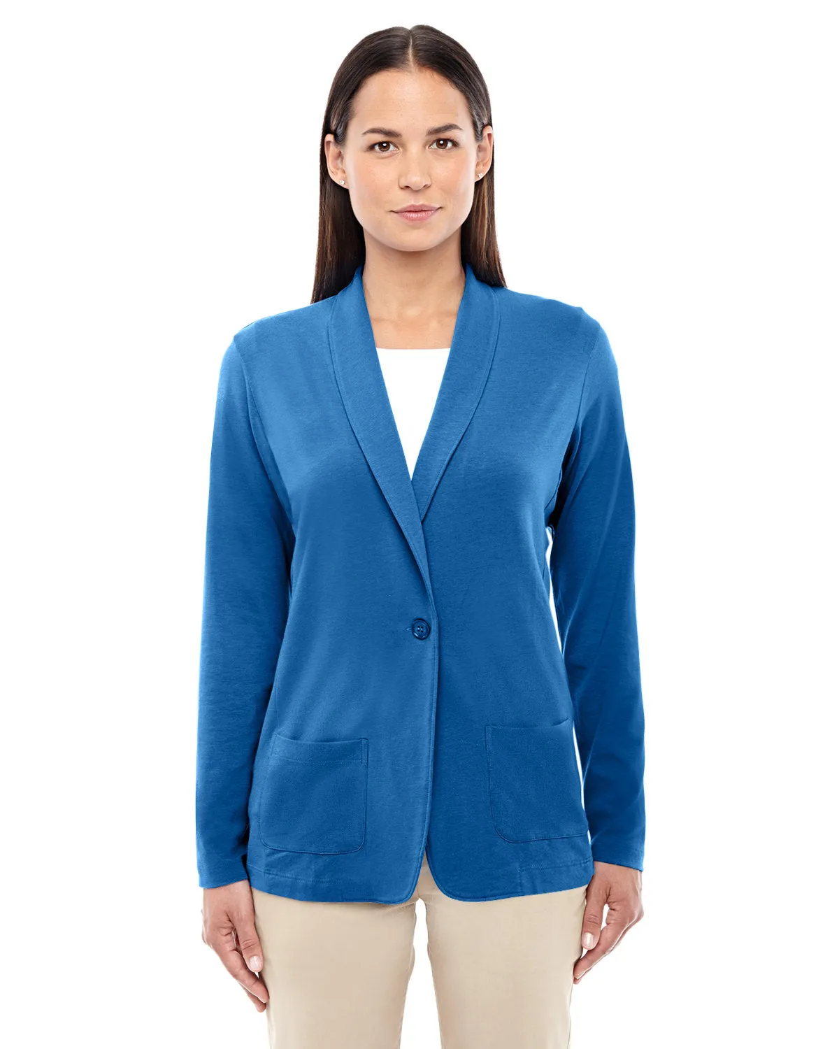 Devon & Jones Ladies' Perfect Fit™ Shawl Collar Cardigan DP462W