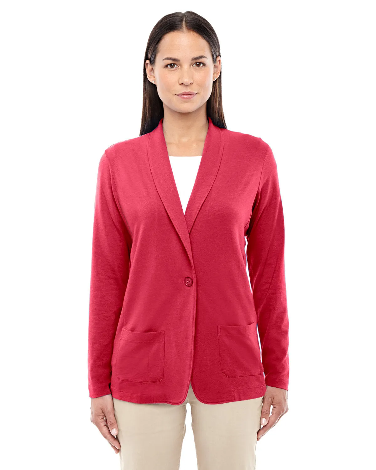 Devon & Jones Ladies' Perfect Fit™ Shawl Collar Cardigan DP462W